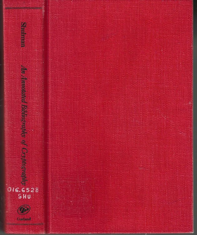 An Annotated Bibliography of Cryptography