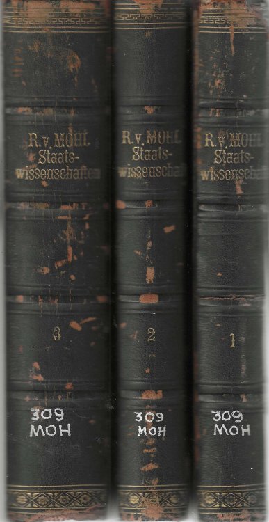 Die Geschichte und Literatur der Staatswissenschaften. In Monographien dargestellt.