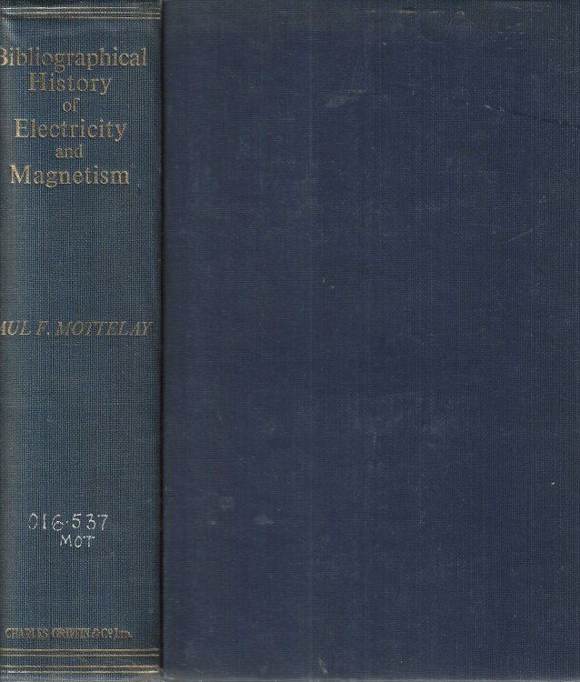 Electricity, magnetism, and animal magnetism: A checklist of printed sources, 1600-1850