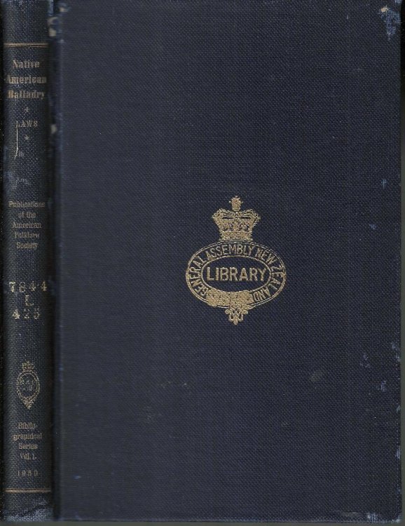 Native American Balladry - A descriptive study and a bibliographical syllabus