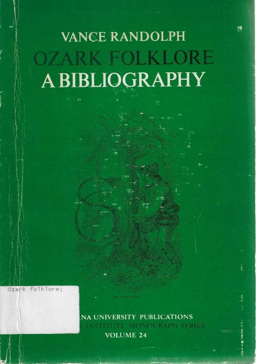 Ozark folklore: A bibliography