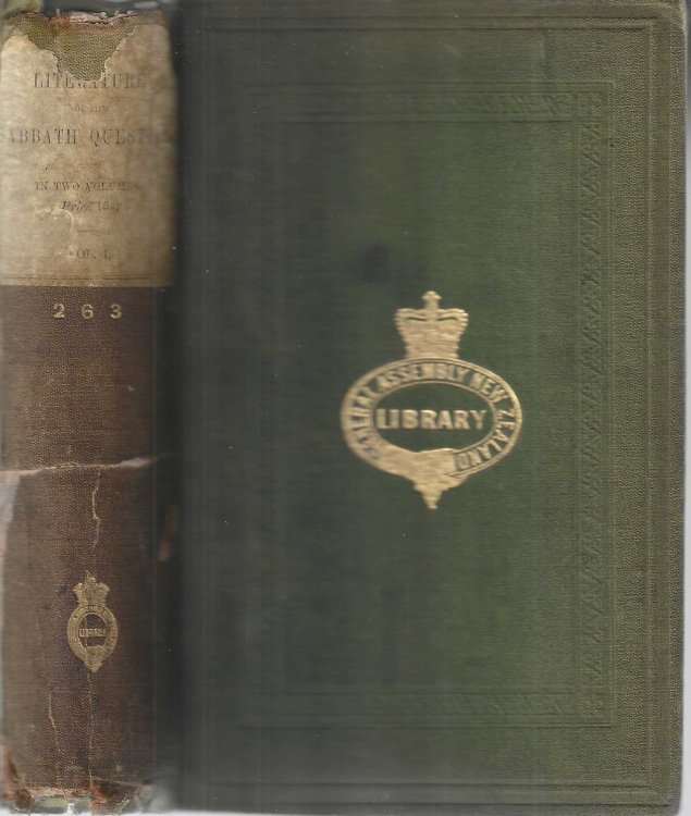 The Literature of the Sabbath Question; Volume 1