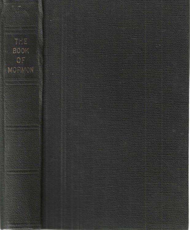 The Book of Mormon, An Account Written by the Hand of Mormon, Upon Plates Taken from the Plates of Nephi