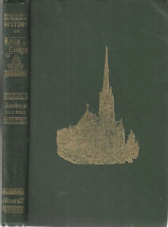 History of Knox Church Dunedin.