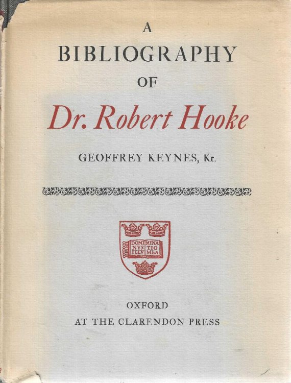 A Bibliography of Dr. Robert Hooke