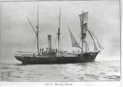 Photo of the Aurora (from Shackleton's Imperial Trans-Antarctic Expedition, 1914-1917)