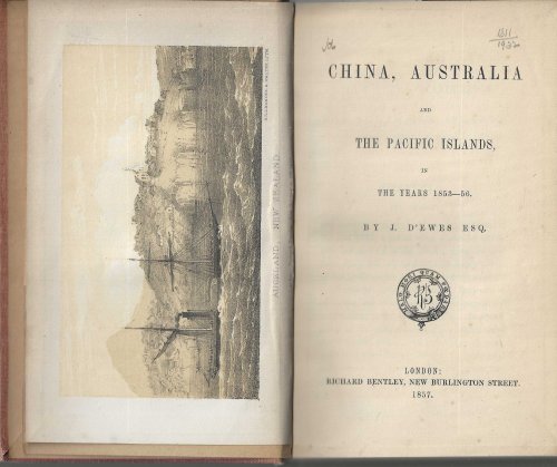 China, Australia and the Pacific Islands in the Years 1855-56