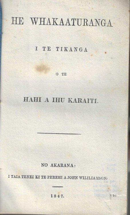 He Whakaaturanga I Te Tikanga O Te Hahi A Ihu Karaiti