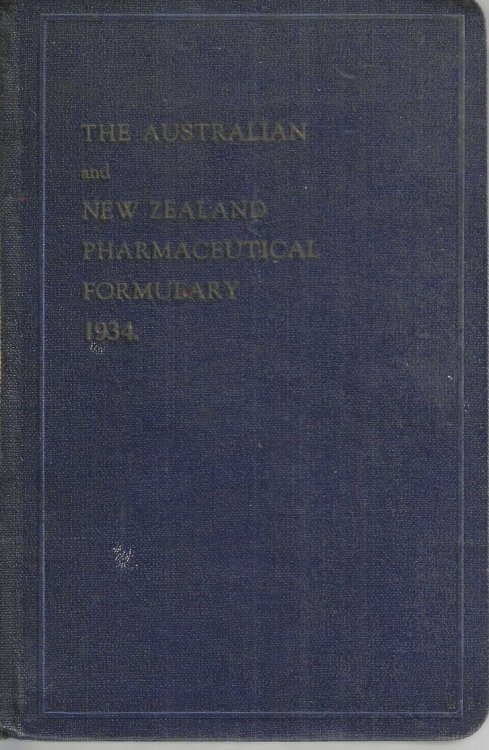 The Australian and New Zealand Pharmaceutical Formulary A.P.F. + addenda