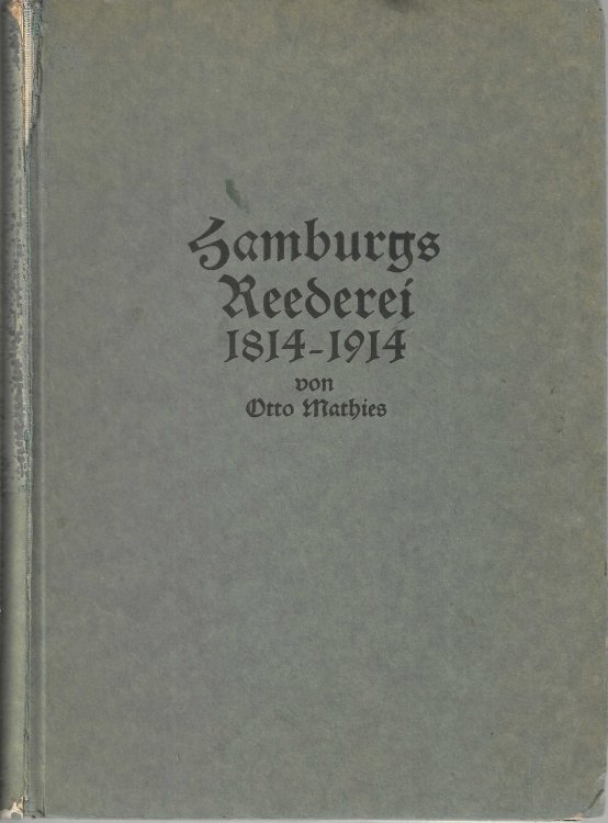 Hamburgs Reederei 1814-1914