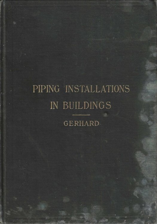 The Superintendence of Piping Installations in Buildings: Sanitary, Hydraulic, and Gas.