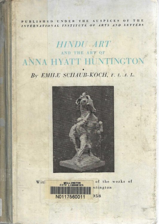 Hindu Art and The Art of Anna Hyatt Huntington.