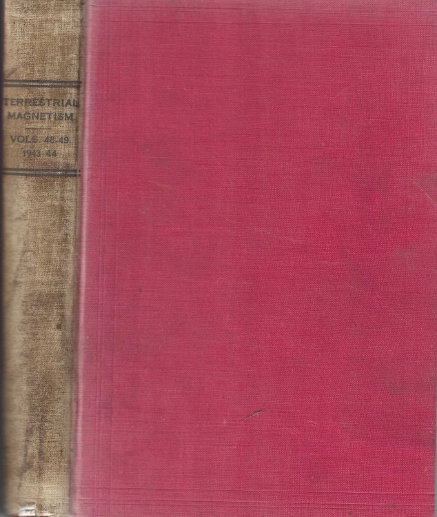 Terrestrial Magnetism and Atmospheric Electricity. An International Quarterly Journal. Volume 48 and 49. March - December 1943 and March - December 1944.