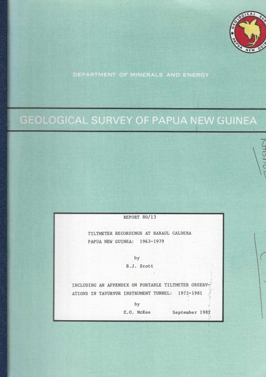 Tiltmeter Recordings at Rabaul Caldera Papua New Guinea: 1963-1979. Including an Appendix on Portable Tiltmeter Observations in Tavurvur Instrument Tunnel: 1972-1981.