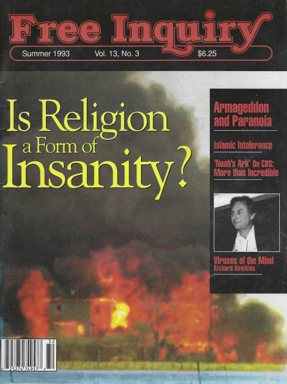 Free Inquiry. Vol. 13, No. 3. Summer 1993.