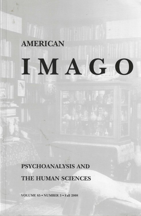 American Imago. Volume 65, Number 3, Fall 2008.