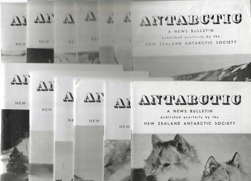 Antarctic. A News Bulletin. [Vol 2: 3,4,5,7; Vol 3: 2,4,5,6,7,8,9,11,12] 1959- 1964