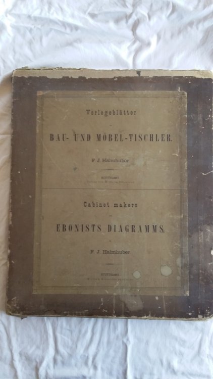 Vorlegebltter Fr Zeichnen-Unterricht an Gewerblichen Fortbildungsschulen. Arbeiten Der Bau- Und Moebelschreiner. [Vorlegebltter Der Bau- Und Mbel-Tischler. Cabinet Makers and Ebonists Diagramms.]