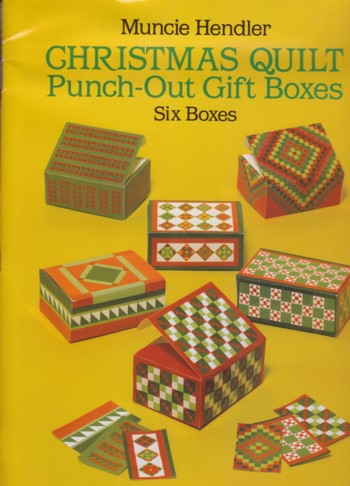 Christmas Quilt Punch-out Gift Boxes