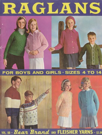 Raglans for boys and girls sizes 4 to 14
