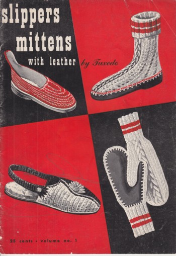 Slippers Mittens with leather vol no. 1