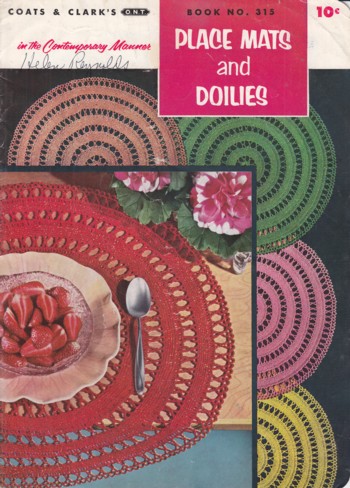 Place Mats and Doilies in the contemporary manner