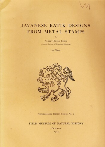 Javanese Batik Designs from Metal Stamps