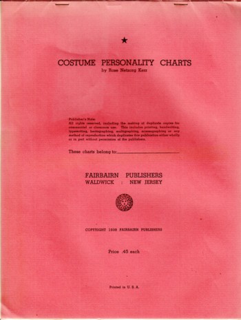Costume Personality Charts