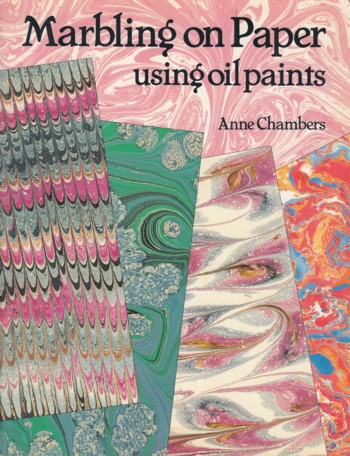 Marbling on Paper using oil paints