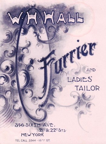 Furrier and Ladies' Tailor