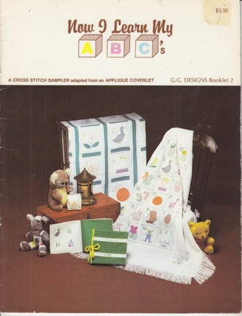 NOW I LEARN MY ABC'S (cross stitch)