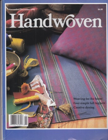 Handwoven '90 Nov/Dec