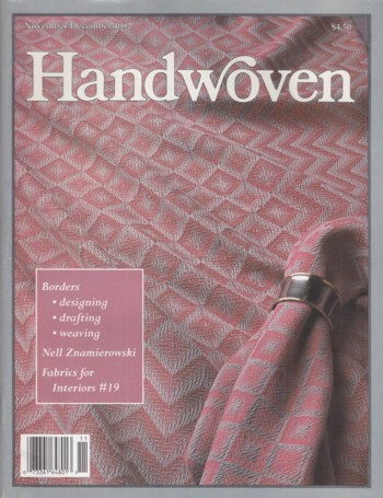 Handwoven '92 Nov/Dec
