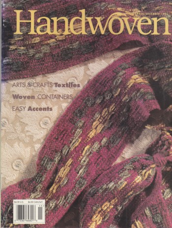 Handwoven '95 Nov/Dec
