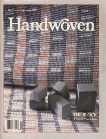Handwoven '87 Nov/Dec