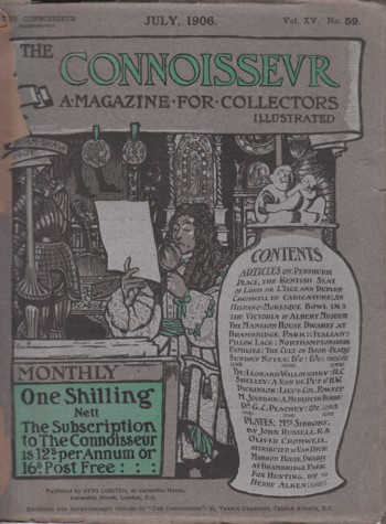 Connoisseur: an illustrated magazine for collectors July 1906