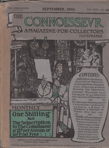 Connoisseur: an illustrated magazine for collectors Sept 1906