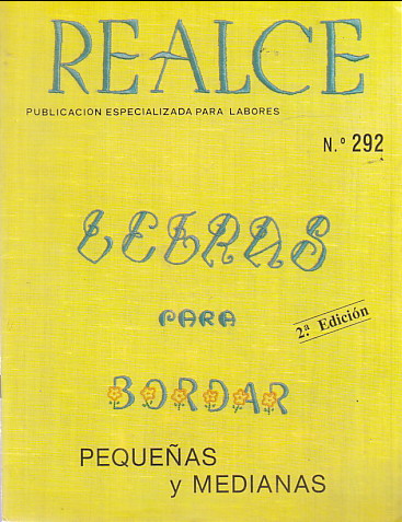 Letras para Bordar: pequenas y medianas
