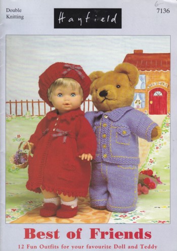 Hayfield Best of Friends: 12 fun outfits for your favorite doll