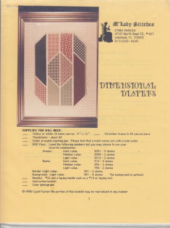 Dimensional Diapers