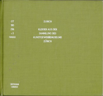 1880-1930 Kleider aus der Sammlung des Kunstgewerbemuseums Zurich