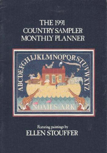 1991 Country Sampler Monthly Planner