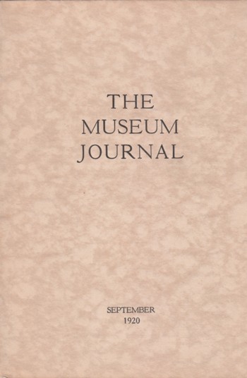 Museum Journal 1920