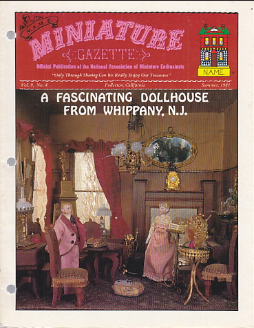 Miniature Gazette 1981 Summer vol 9 #4