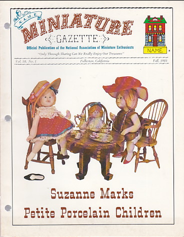 Miniature Gazette 1981 Fall vol 10 #1
