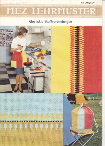 Gestickte Stoffverbindungen (embroidered kitchen linens)