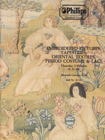 (Catalog) Embroidered Pictures, Samplers, Tapestries, Oriental Te xtile