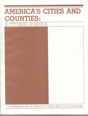 America's Cities and Counties: a citizen's agenda