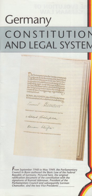 Germany Constitution Legal System