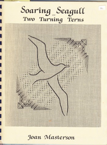 Soaring Seagull & Two Turning Terns